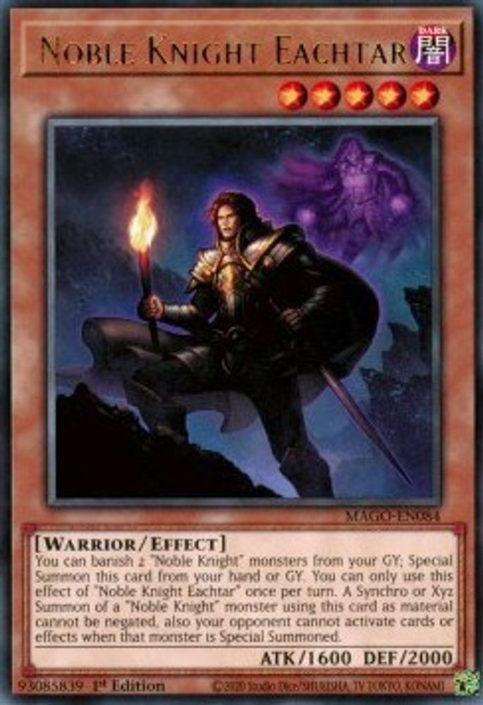 Noble Knight Eachtar (MAGO-EN084) - Rare