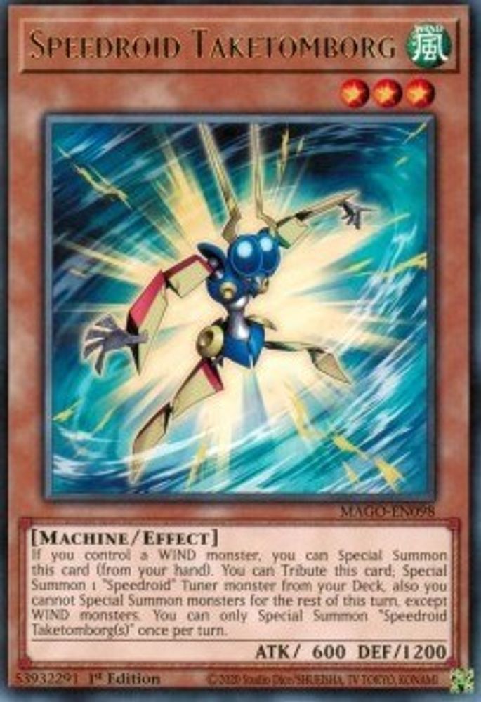 Speedroid Taketomborg (MAGO-EN098) - Rare