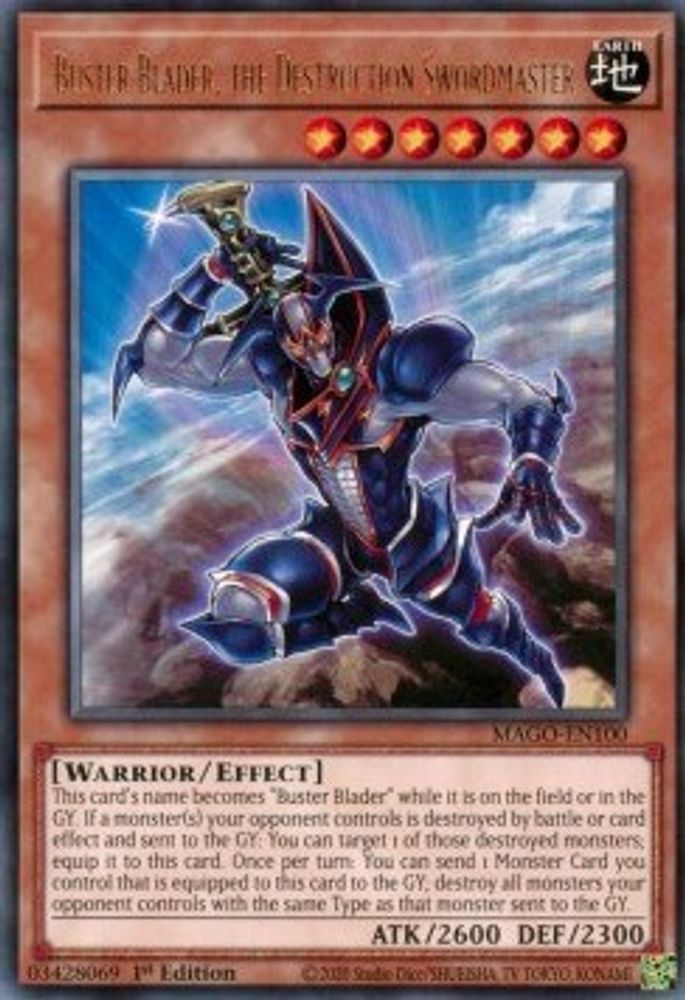 Buster Blader, the Destruction Swordmaster (MAGO-EN100) - Rare