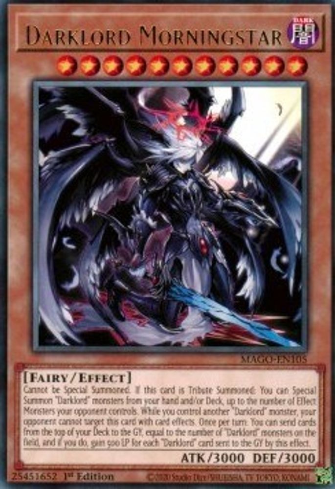 Darklord Morningstar (MAGO-EN105) - Rare
