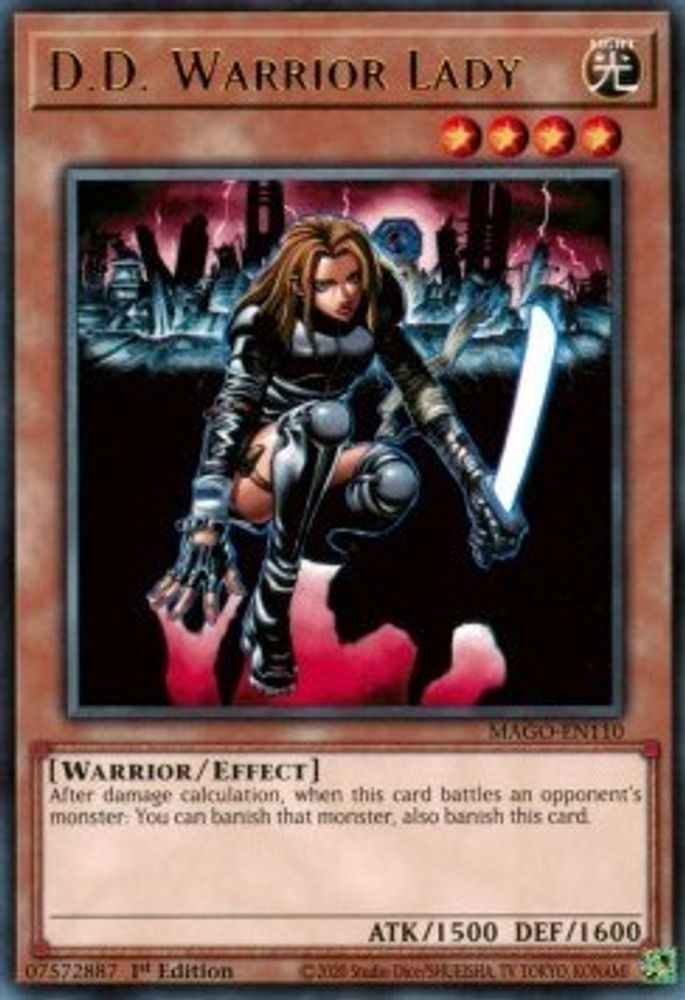 D.D. Warrior Lady (MAGO-EN110) - Rare