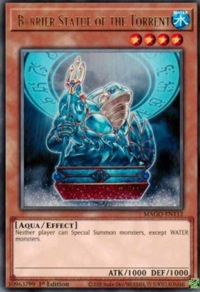 Barrier Statue of the Torrent (MAGO-EN112) - Rare