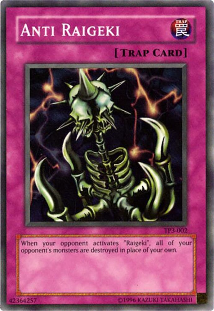 Anti Raigeki (TP3-002) - Super Rare