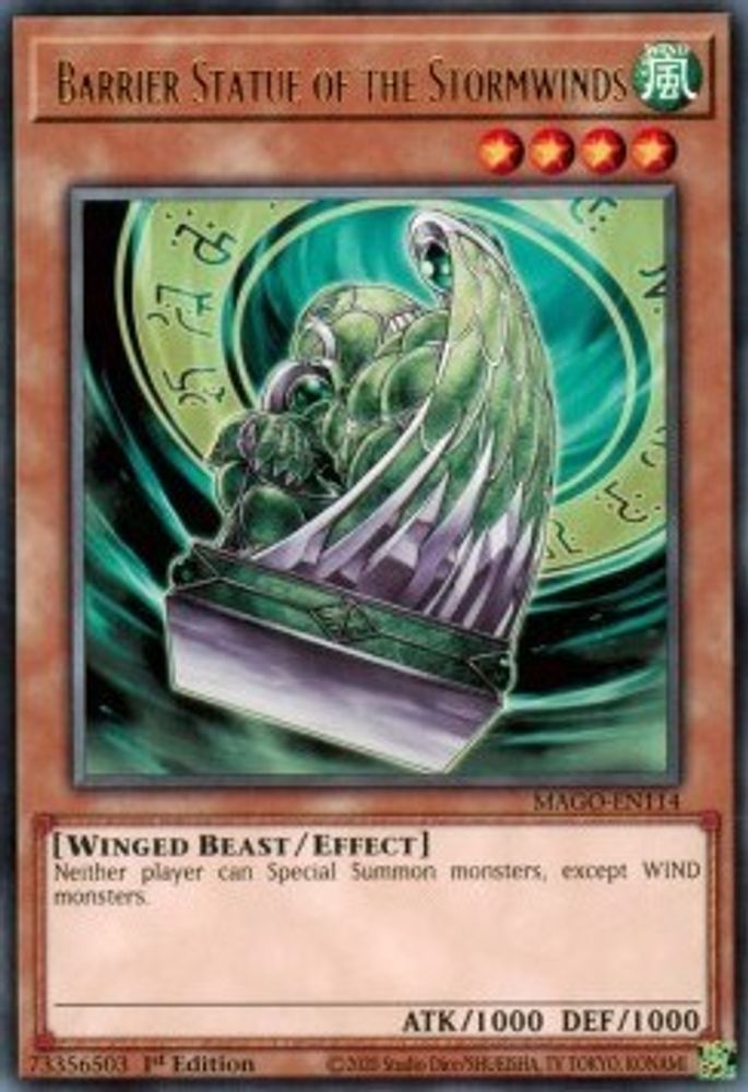 Barrier Statue of the Stormwinds (MAGO-EN114) - Rare