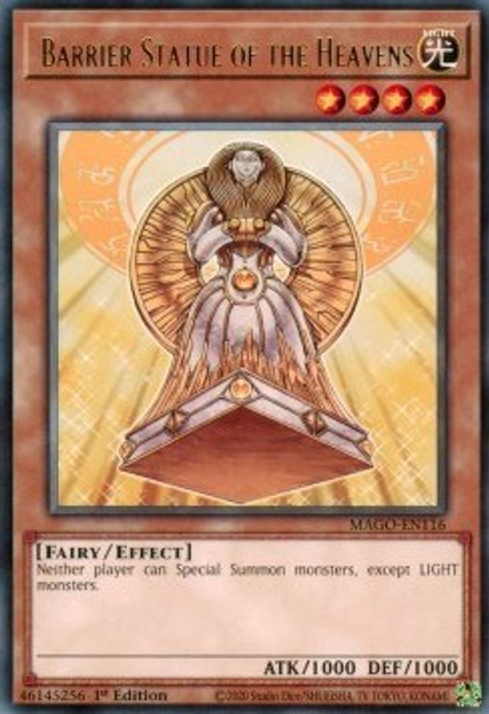 Barrier Statue of the Heavens (MAGO-EN116) - Rare
