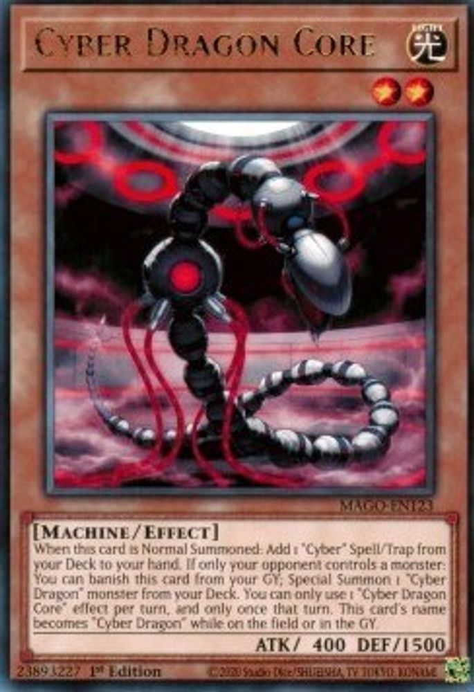 Cyber Dragon Core (MAGO-EN123) - Rare