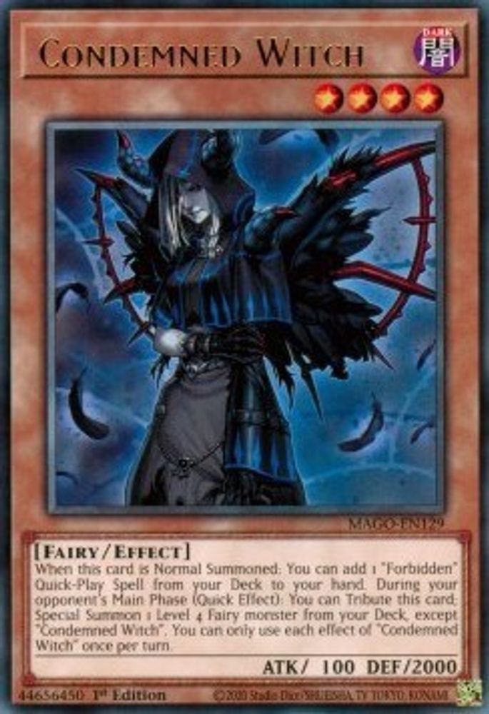Condemned Witch (MAGO-EN129) - Rare