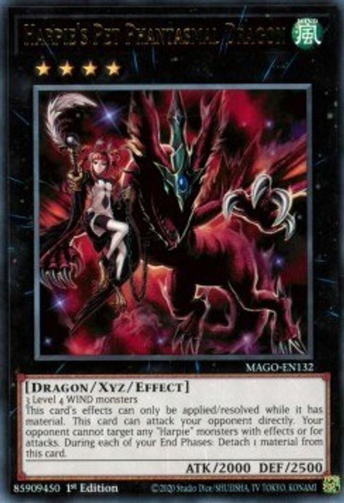 Harpie's Pet Phantasmal Dragon (MAGO-EN132) - Rare