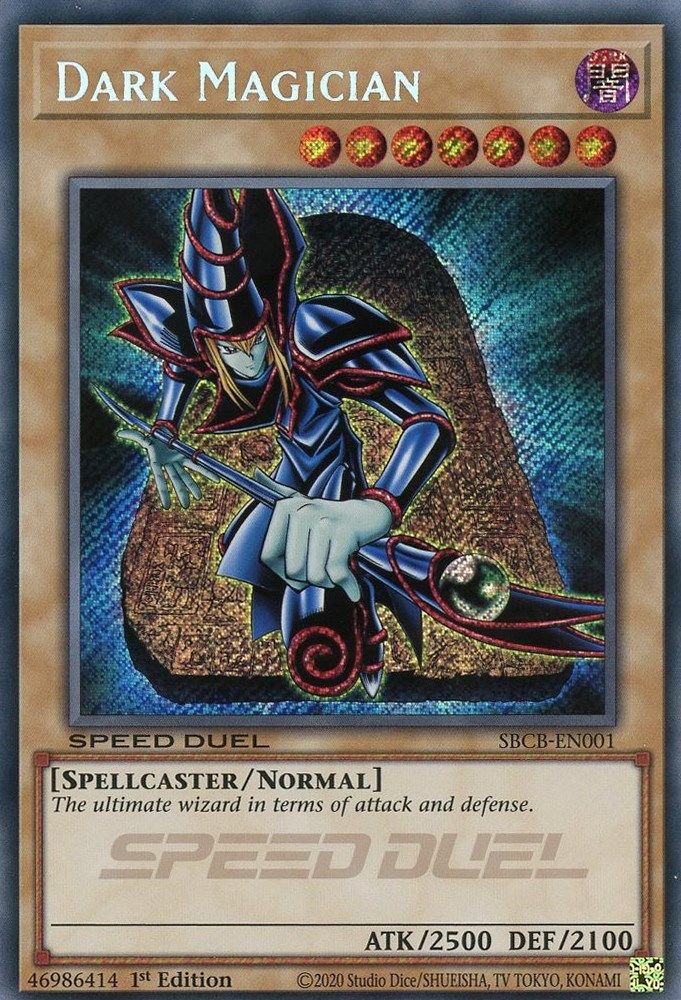 Dark Magician (Secret) (SBCB-EN001) - Secret Rare