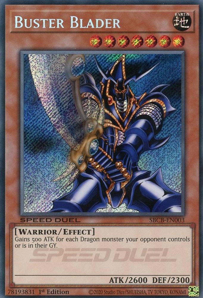 Buster Blader (Secret) (SBCB-EN003) - Secret Rare
