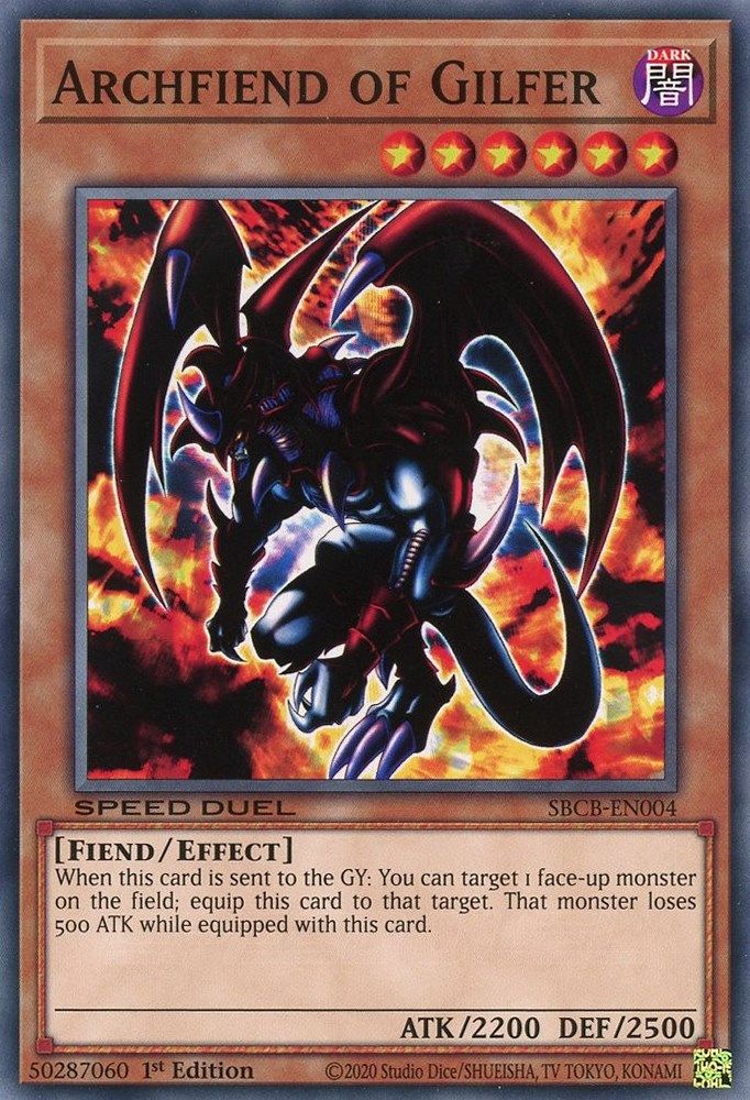 Archfiend of Gilfer (SBCB-EN004) - Common
