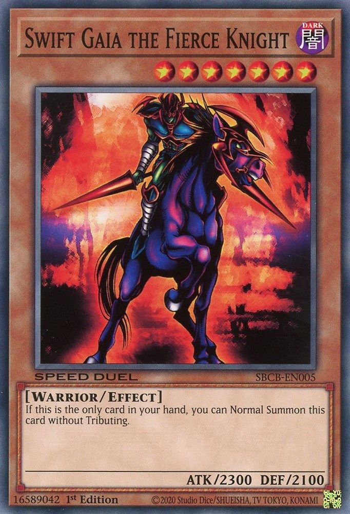 Swift Gaia the Fierce Knight (SBCB-EN005) - Common