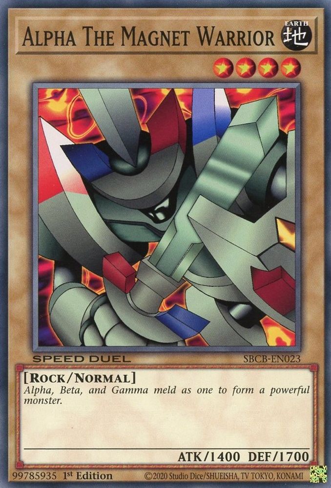 Alpha The Magnet Warrior (SBCB-EN023) - Common