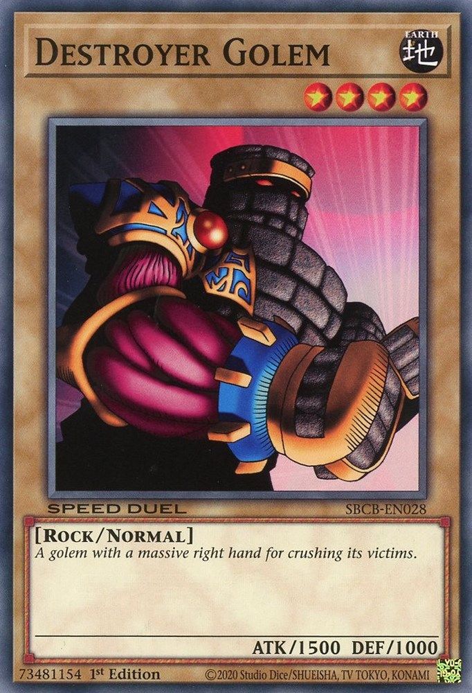 Destroyer Golem (SBCB-EN028) - Common