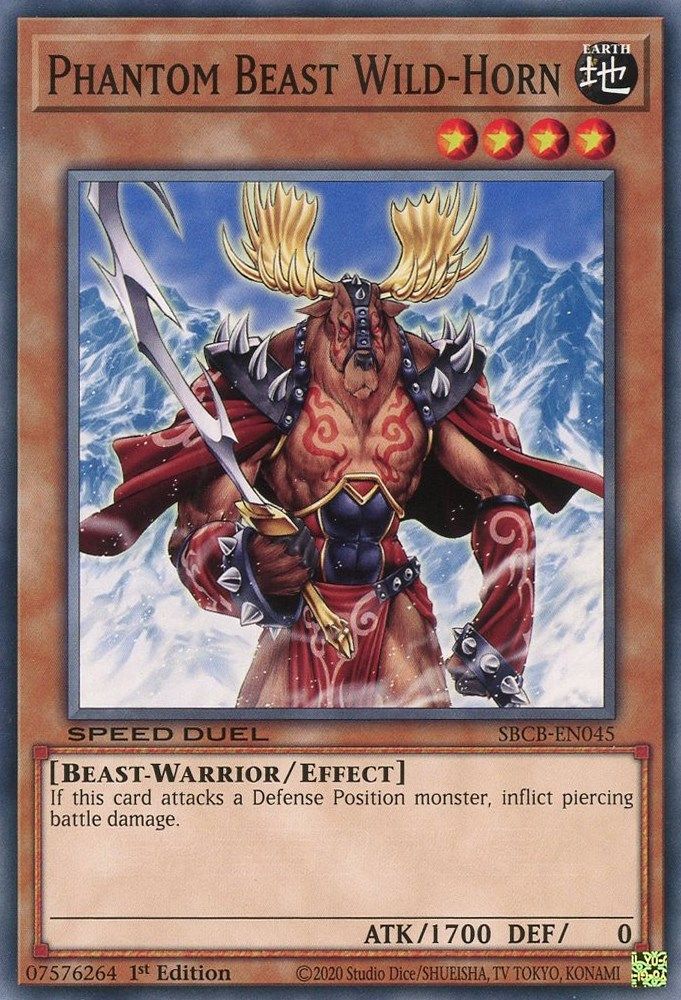 Phantom Beast Wild-Horn (SBCB-EN045) - Common