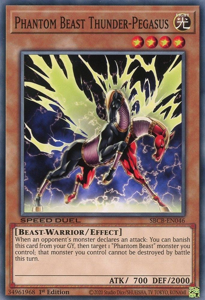 Phantom Beast Thunder-Pegasus (SBCB-EN046) - Common