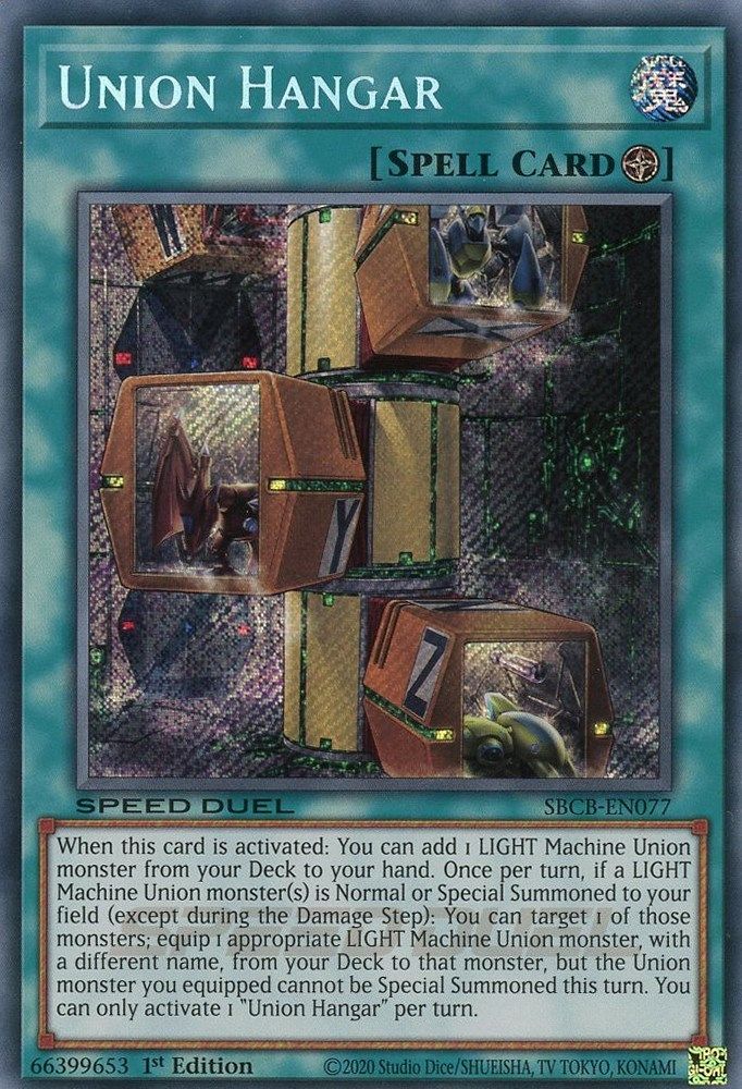 Union Hangar (Secret) (SBCB-EN077) - Secret Rare