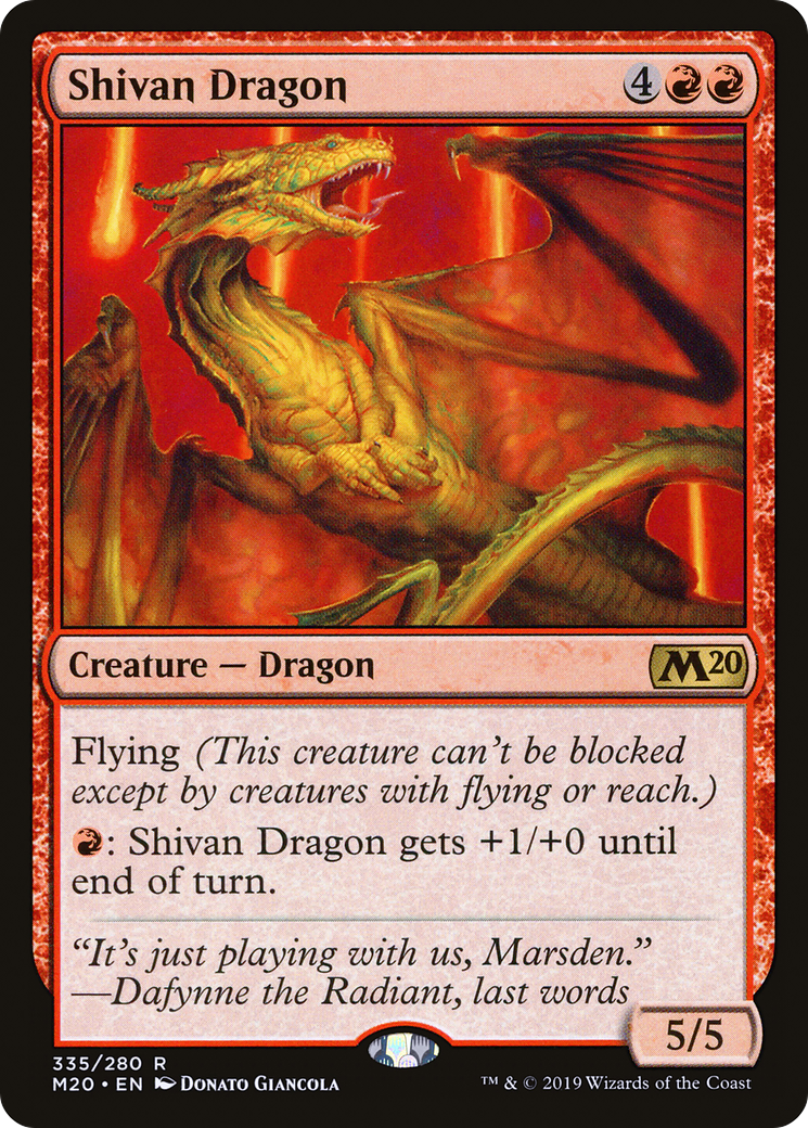 Dragon Shivan [Édition de base 2020] 