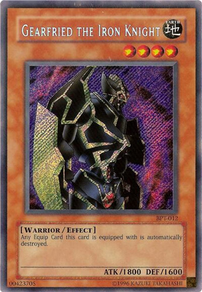 Gearfried the Iron Knight (BPT-012) - Secret Rare