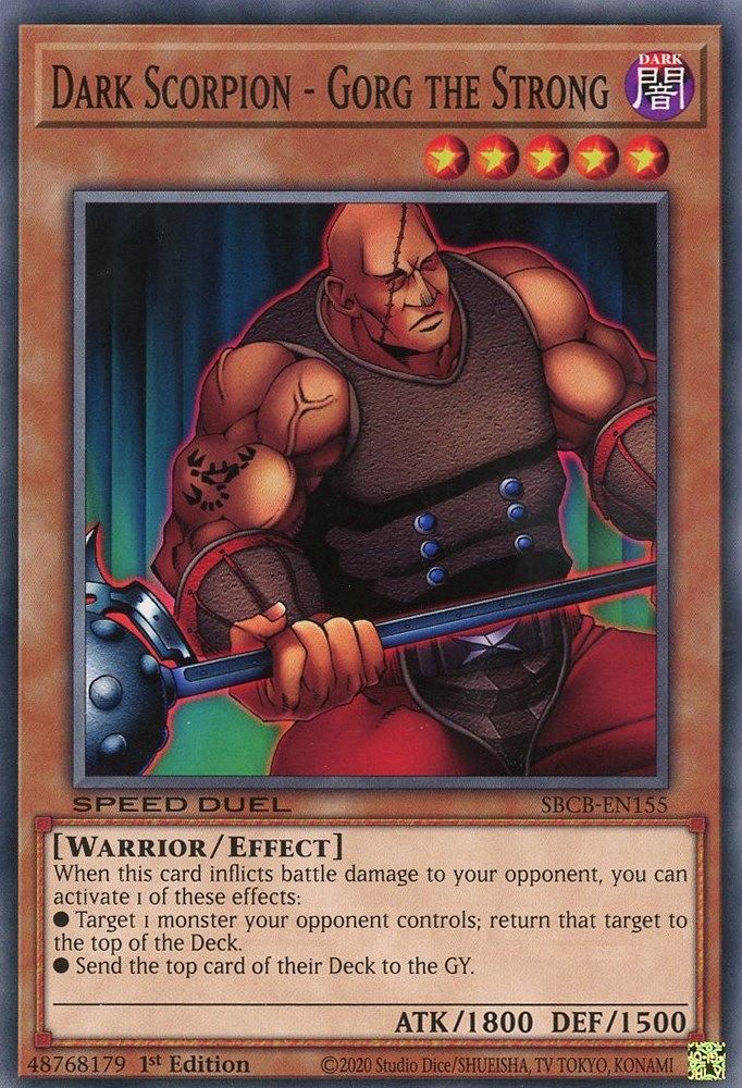Dark Scorpion - Gorg the Strong (SBCB-EN155) - Common