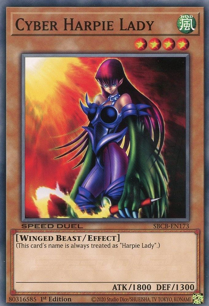 Cyber Harpie Lady (SBCB-EN173) - Common