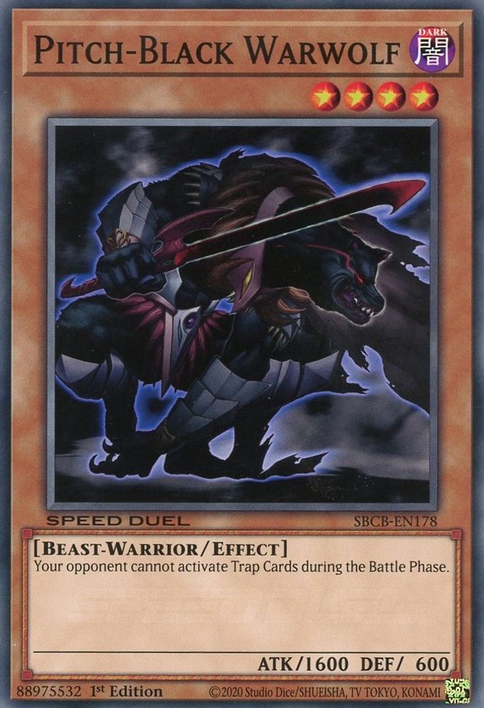 Pitch-Black Warwolf (SBCB-EN178) - Common