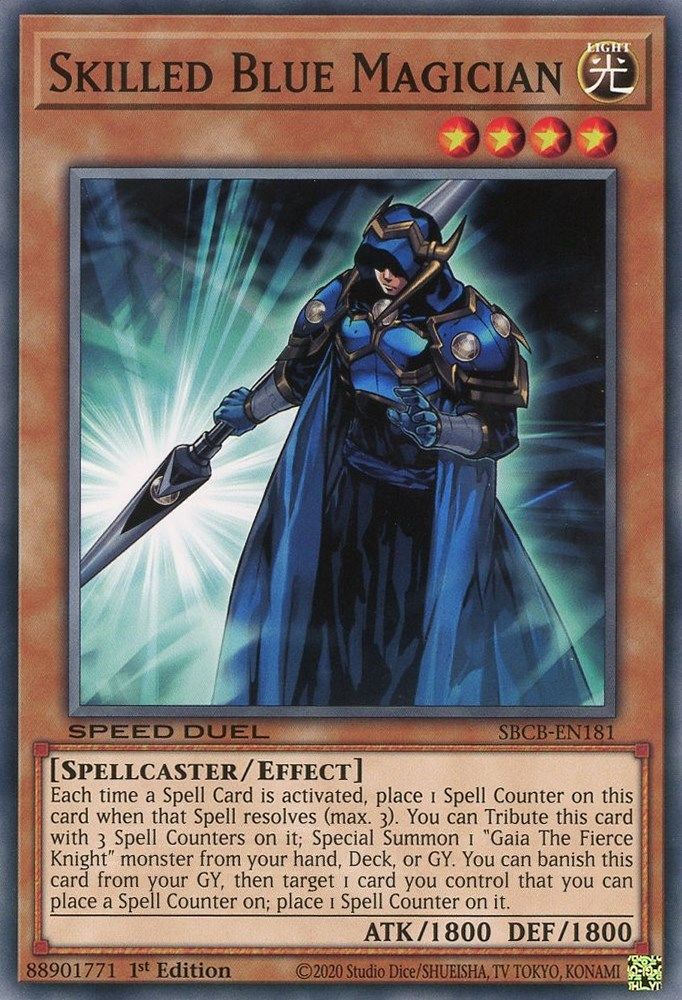 Skilled Blue Magician (SBCB-EN181) - Common