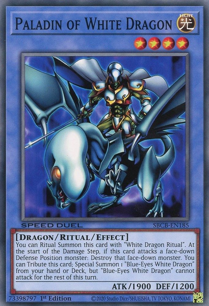 Paladin of White Dragon (SBCB-EN185) - Common