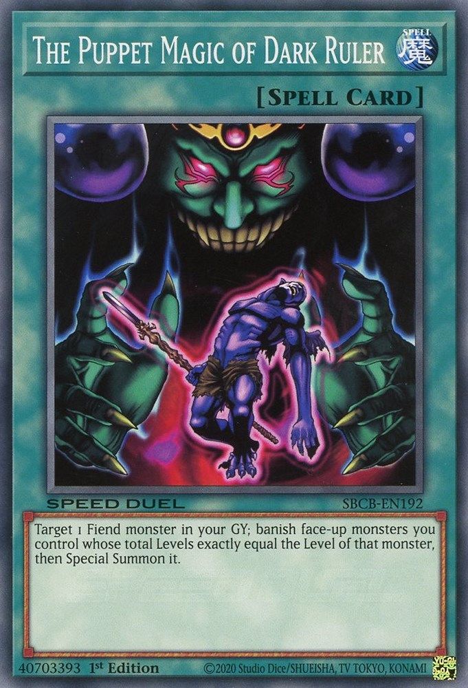 The Puppet Magic of Dark Ruler (SBCB-EN192) - Common