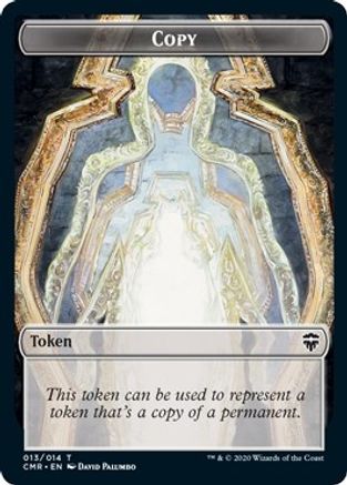 Copy // Spirit Double-Sided Token (CMR-13 // 3) - Commander Legends Foil
