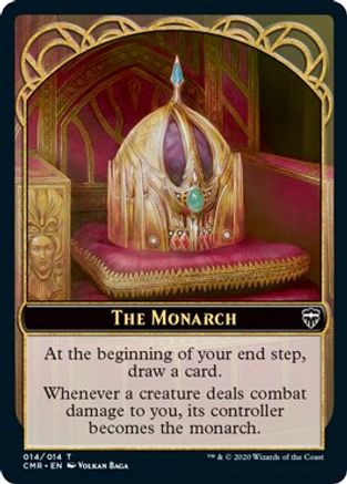 The Monarch // Treasure Double-Sided Token (CMR-14 // 12) - Commander Legends Foil