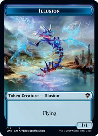 Illusion // Plant Double-Sided Token (CMR-17 // 21) - Commander Legends