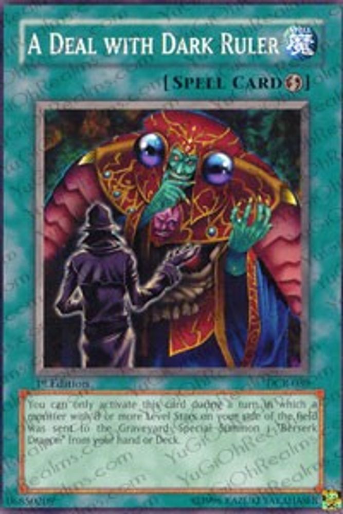 A Deal with Dark Ruler (DCR-030) - Common