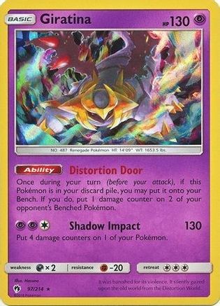 Giratina (Cosmos Holo) 097/214  - Holofoil - Promo