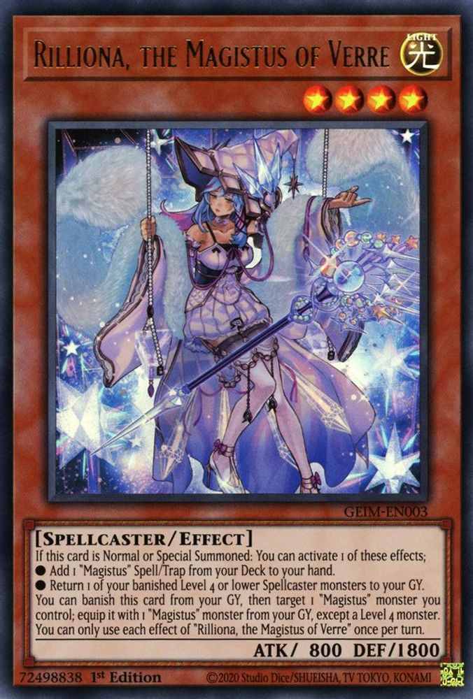 Rilliona, the Magistus of Verre (GEIM-EN003) - Ultra Rare