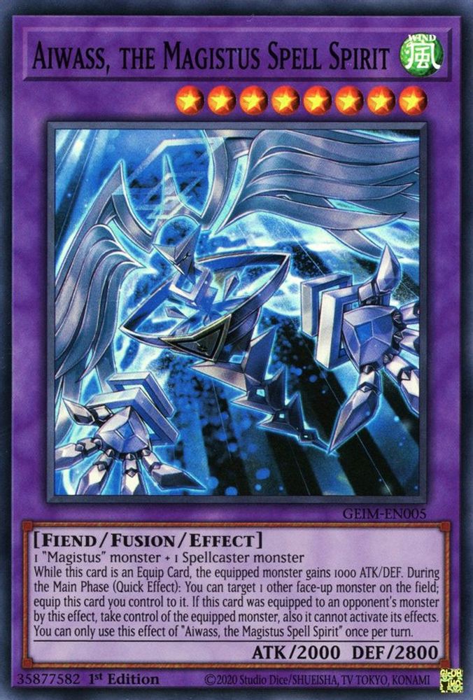 Aiwass, the Magistus Spell Spirit (GEIM-EN005) - Super Rare
