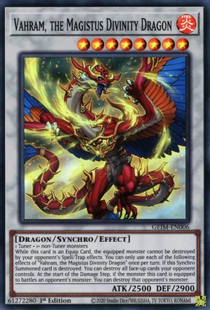 Vahram, le Dragon Divin Magistus [GEIM-EN006] Super Rare 