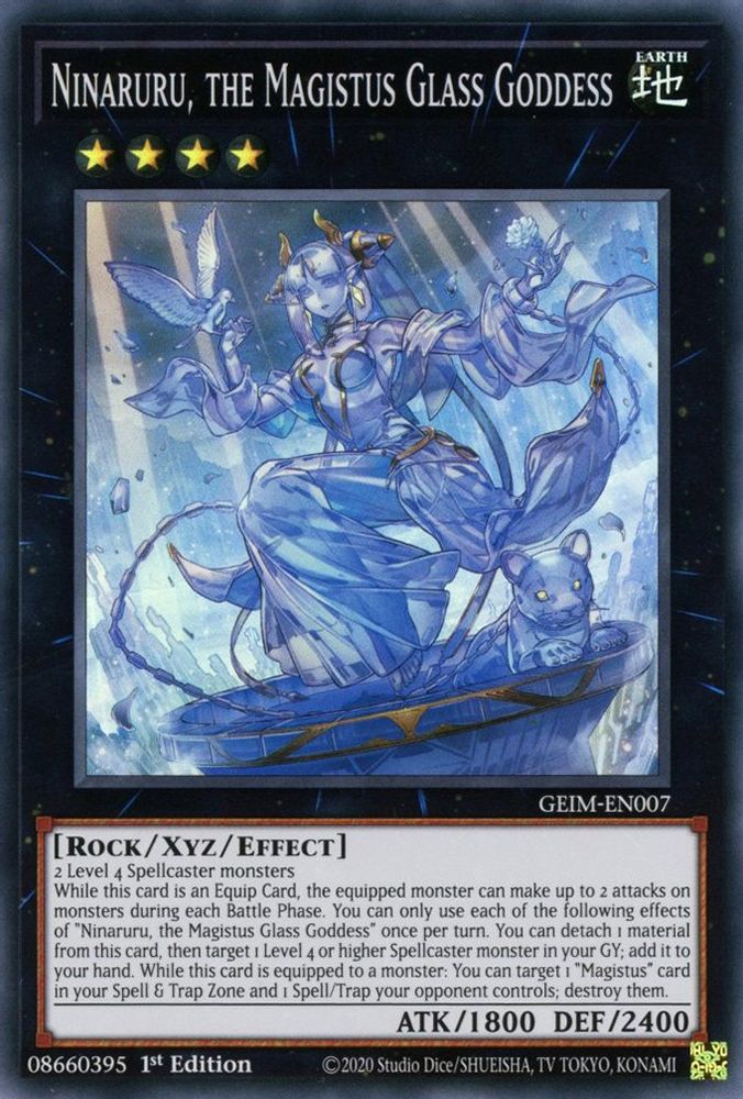 Ninaruru, la déesse du verre Magistus [GEIM-EN007] Super Rare 