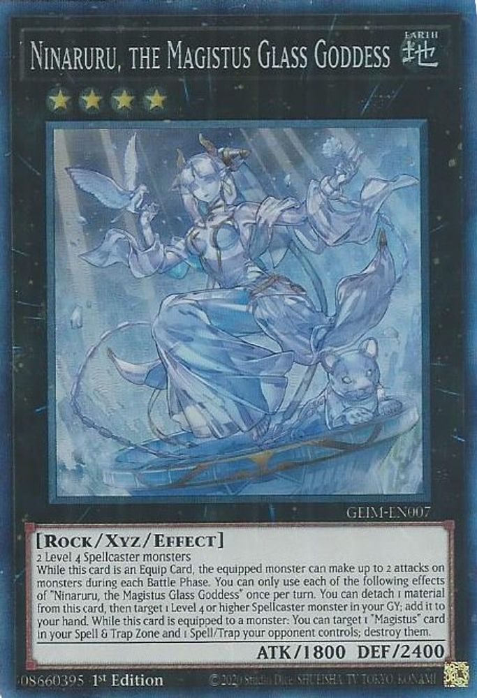 Ninaruru, the Magistus Glass Goddess (CR) (GEIM-EN007) - Collector's Rare