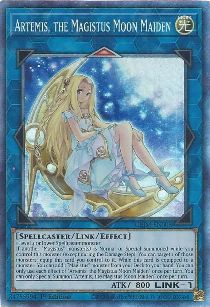 Artemis, la Magistus Moon Maiden (CR) [GEIM-EN008] Rare de collection 
