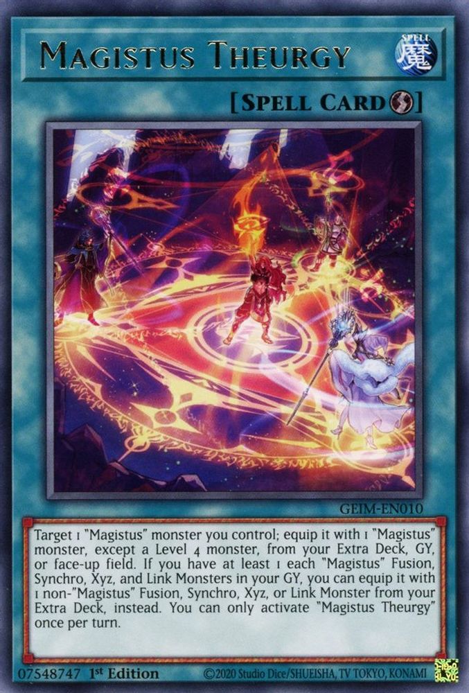 Théurgie Magistus [GEIM-EN010] Rare 