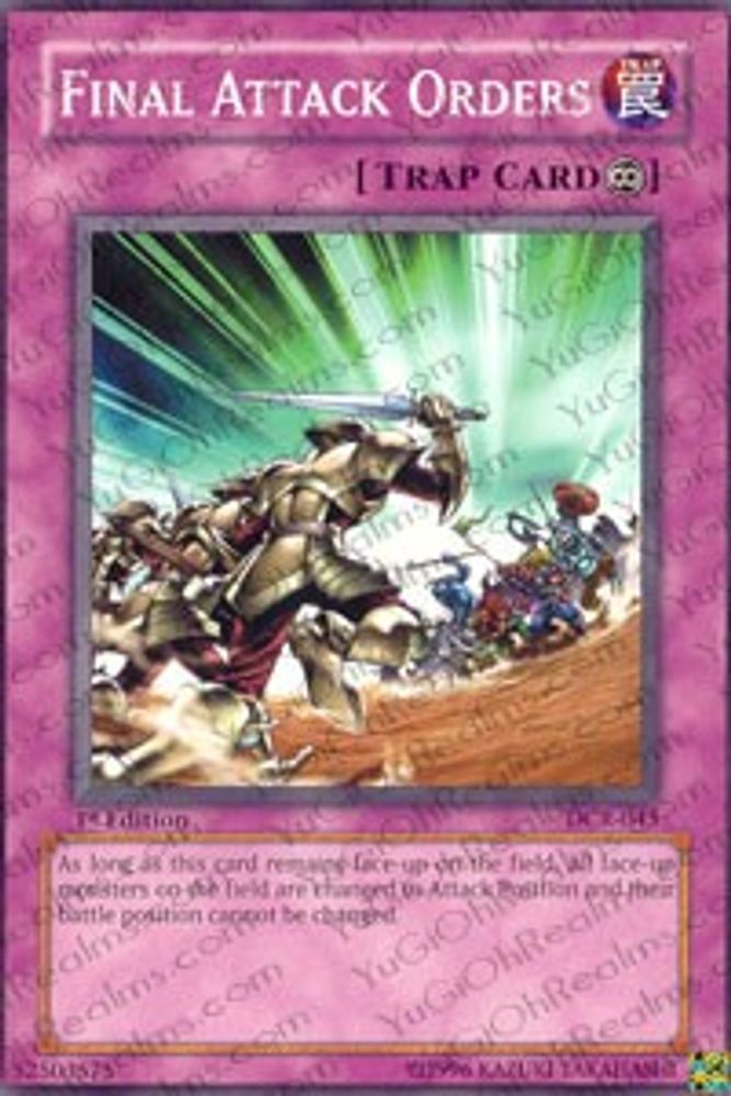 Final Attack Orders (DCR-045) - Common