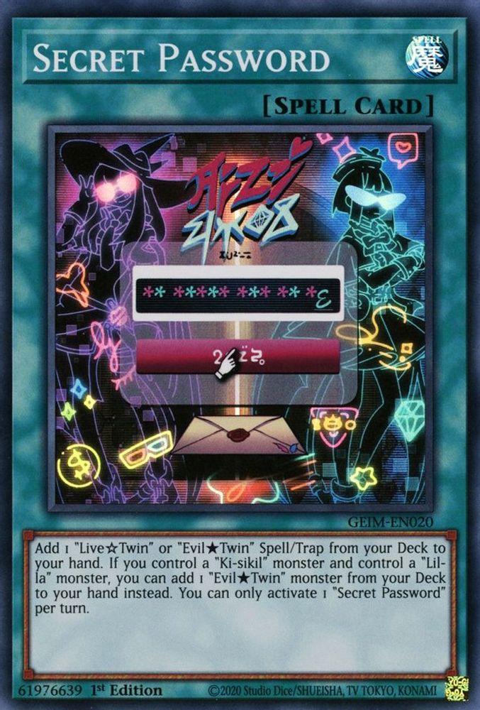 Secret Password (GEIM-EN020) - Super Rare