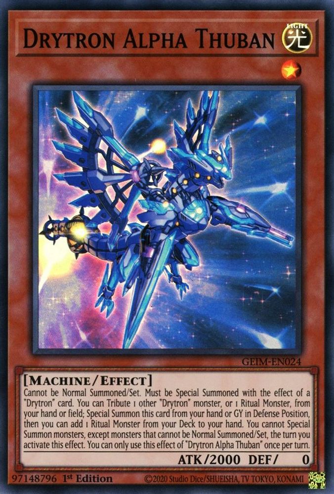 Drytron Alpha Thuban [GEIM-EN024] Super Rare 