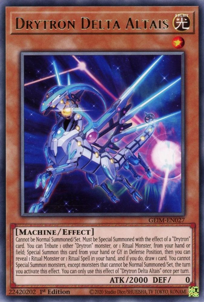 Drytron Delta Altais (GEIM-EN027) - Rare