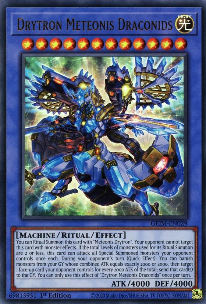Drytron Meteonis Draconids (GEIM-EN029) - Ultra Rare