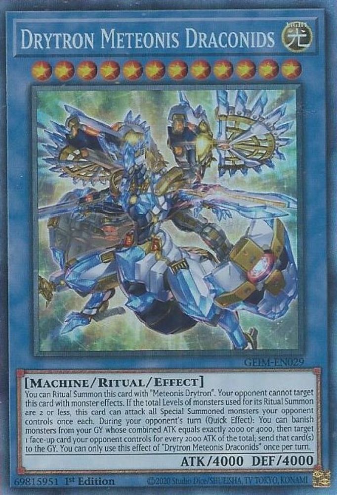 Drytron Meteonis Draconids (CR) (GEIM-EN029) - Collector's Rare