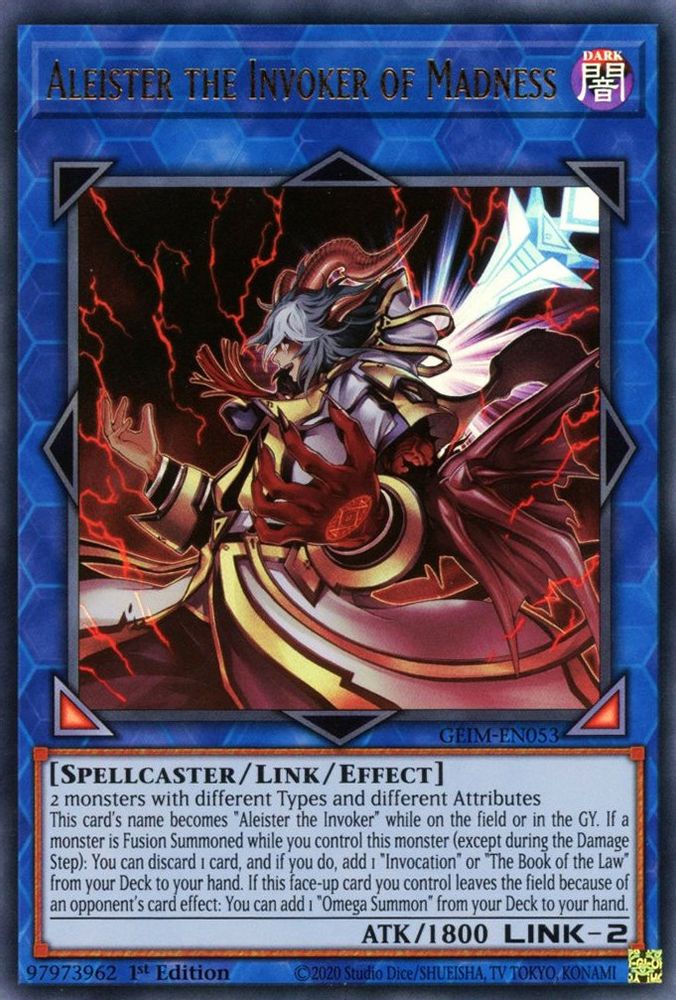 Aleister the Invoker of Madness (GEIM-EN053) - Ultra Rare