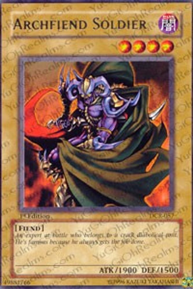 Archfiend Soldier (DCR-057) - Rare