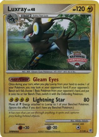 Luxray - 7/130 (National Championships)/130  - Promo